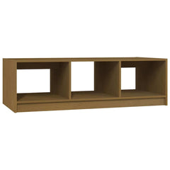 vidaXL Coffee Table | Honey Brown | Solid Pinewood | Storage | Coffee Table 2