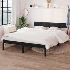 vidaXL Bed Frame without Mattress Solid Wood Length 190 cm