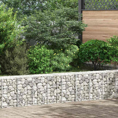 vidaXL Gabion Raised Beds 3 pcs 30x30x50 cm Iron 2