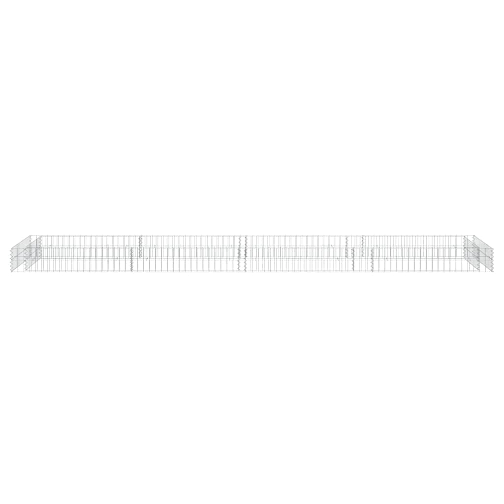 vidaXL Gabion Raised Bed | Silver | Galvanised Steel | Large 5