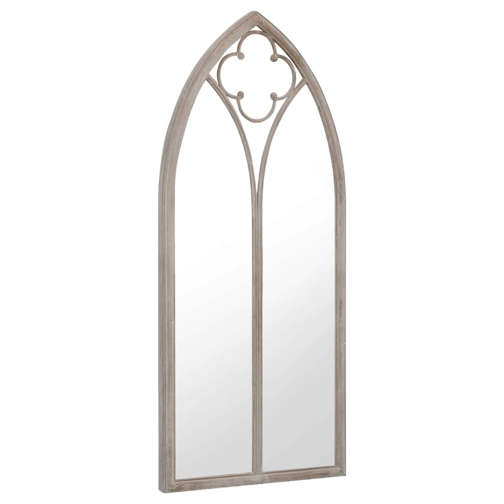 Garden Mirror Iron for Outdoor Use Sand 100 cm 45 cm