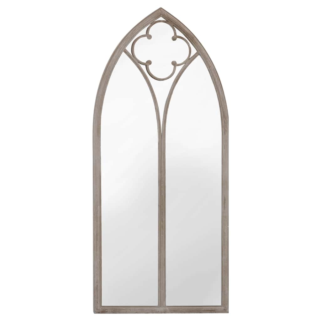 Garden Mirror Iron for Outdoor Use Sand 100 cm 45 cm