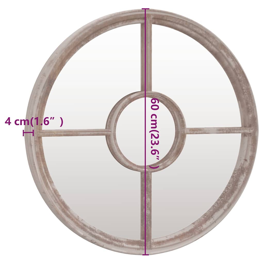 Mirror Iron Round Use Sand