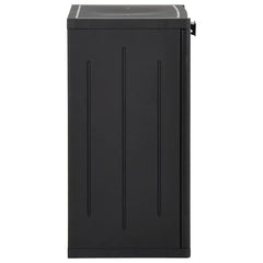 Garden Storage Cabinet Black PP, image 3