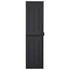 Garden Storage Cabinet Black PP, image 2