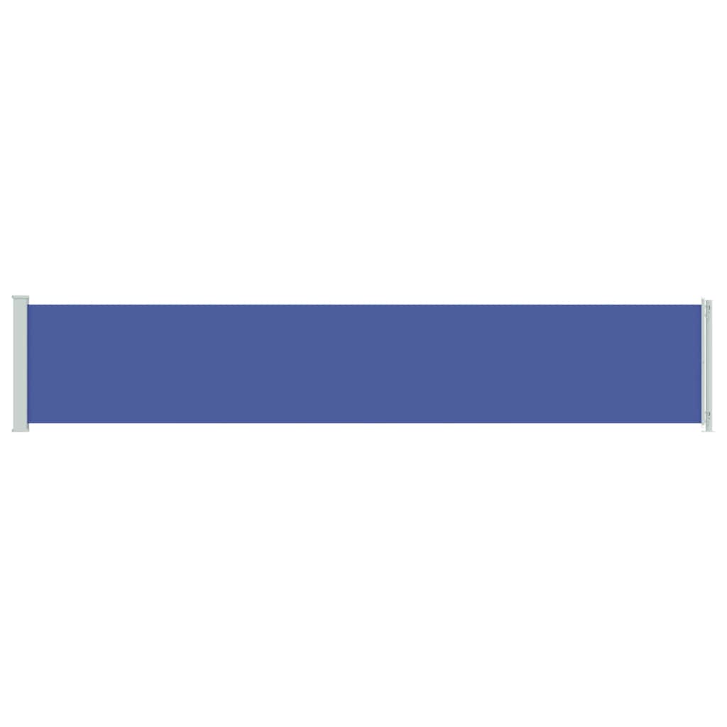 vidaXL Patio Retractable Side Awning 117x600 cm Blue 4