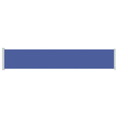 vidaXL Patio Retractable Side Awning 117x600 cm Blue 4
