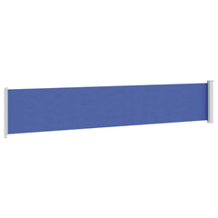 vidaXL Patio Retractable Side Awning 117x600 cm Blue 6