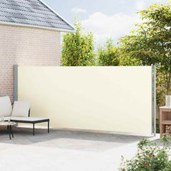 vidaXL Patio Retractable Side Awning 180x614 cm Cream 3