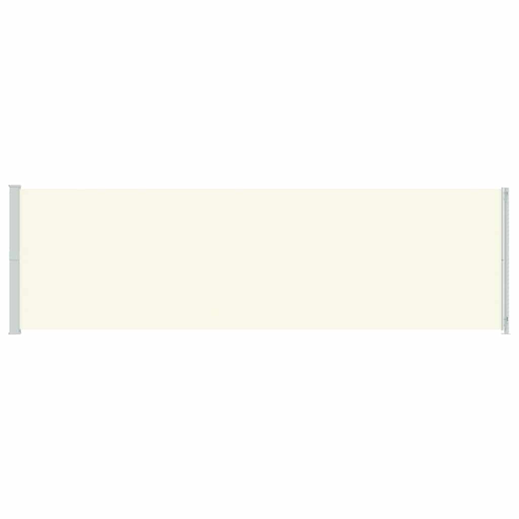 vidaXL Patio Retractable Side Awning 180x614 cm Cream 4