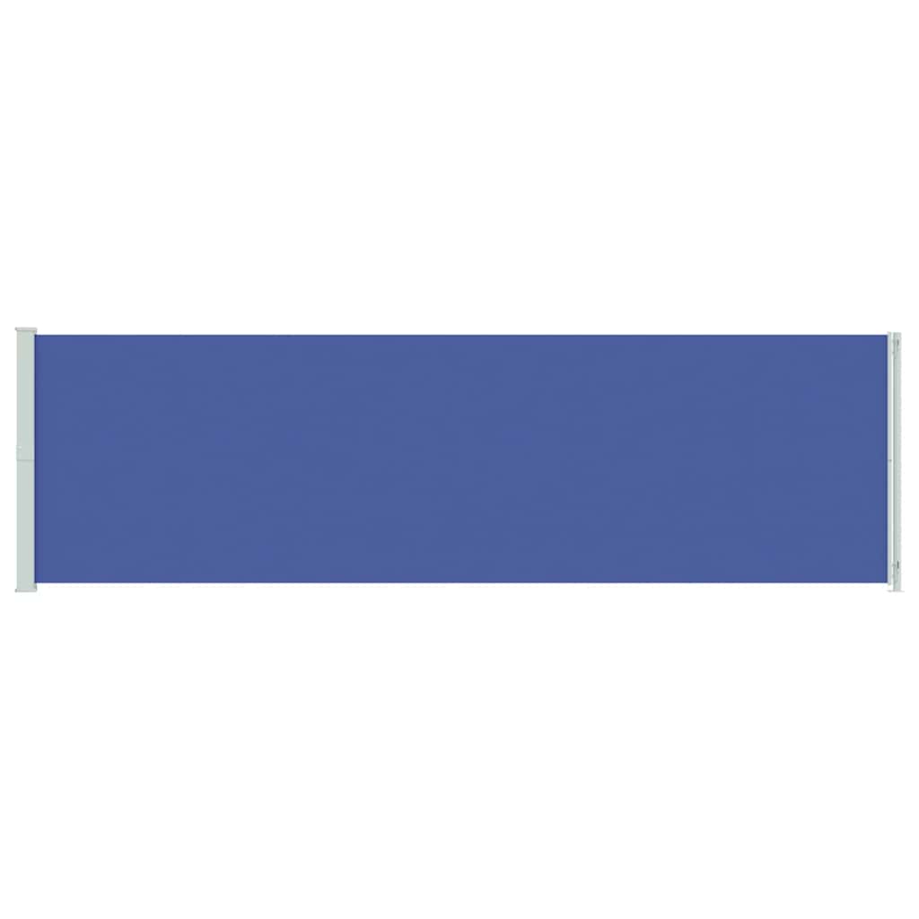 vidaXL Patio Retractable Side Awning 180x600 cm Blue 4