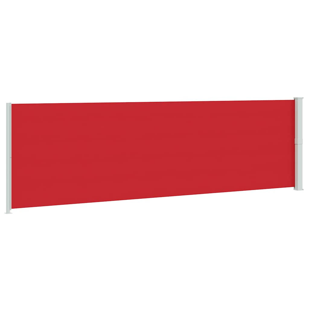 Patio Retractable Side Awning Red, image 5