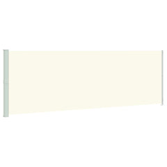 vidaXL Patio Retractable Side Awning 200x614 cm Cream 2