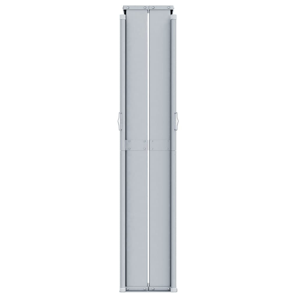 vidaXL Retractable Side Awning Cream 180x1000 cm 4