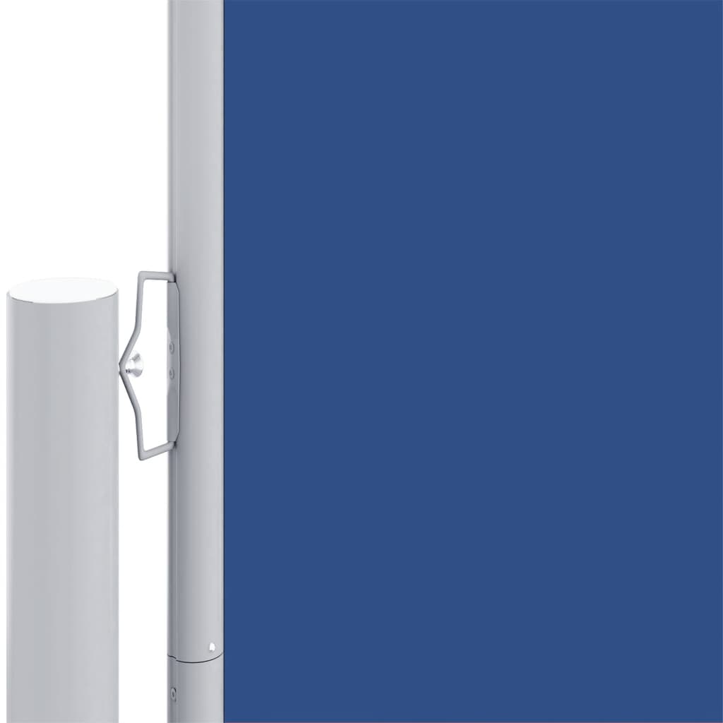 vidaXL Retractable Side Awning Blue 180x1000 cm 3