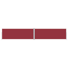 vidaXL Side Awning | Red | Polyester with PU coating | 180 x 1000 cm 2