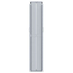 vidaXL Retractable Side Awning Cream 200x1000 cm 4