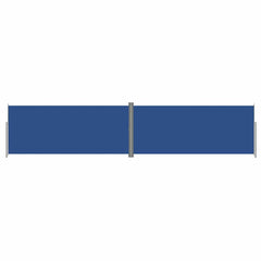 Retractable Side Awning Blue 220 x 1000–220 x 1200 cm 220 x 1000 cm