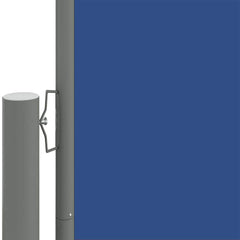 vidaXL Retractable Side Awning Blue 220x1000 cm 3