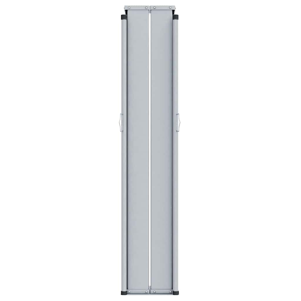 vidaXL Retractable Side Awning Black 117x1200 cm 4