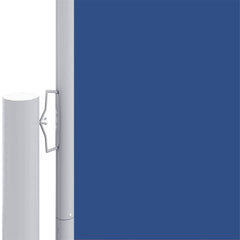 vidaXL Side Awning | Blue | Steel | 117 x 1200 cm | Retractable | Awnings 3