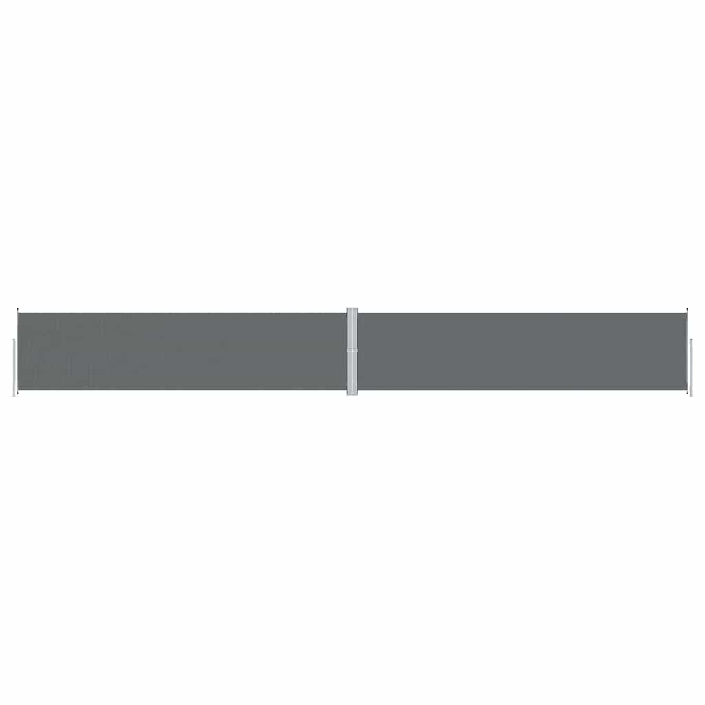 vidaXL Retractable Side Awning Anthracite 160x1200 cm 2