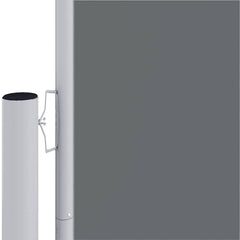 vidaXL Retractable Side Awning Anthracite 160x1200 cm 3