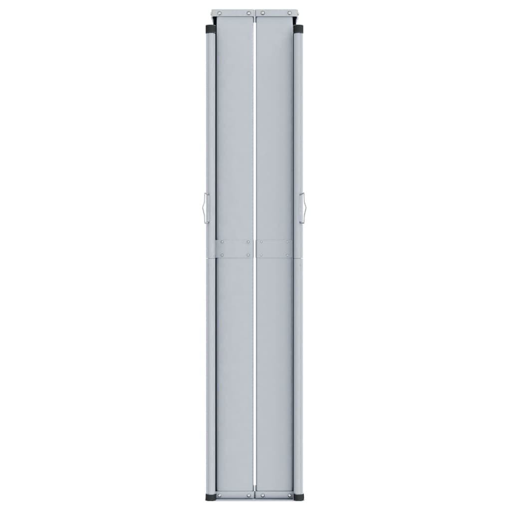 vidaXL Retractable Side Awning Brown 220x1200 cm 4