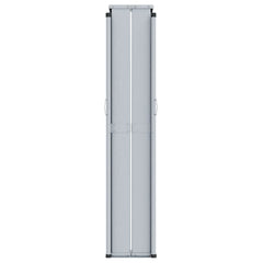 vidaXL Retractable Side Awning Brown 220x1200 cm 4