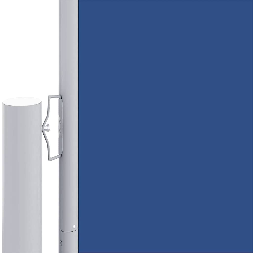 vidaXL Retractable Side Awning Blue 220x1200 cm 3