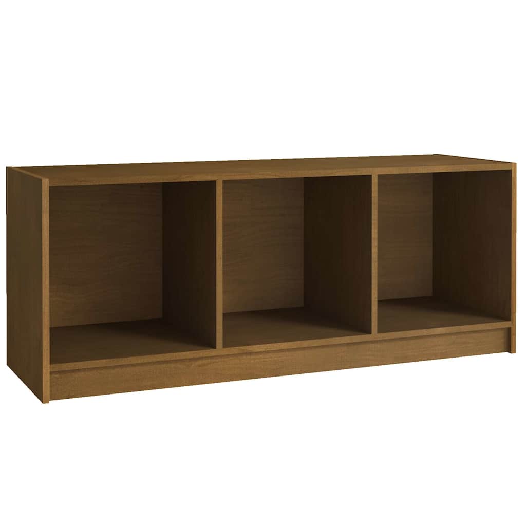 vidaXL TV Cabinet | Honey Brown | Solid Pinewood | Medium | TV Cabinet 2