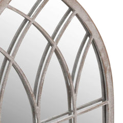 vidaXL Mirror | Sand | Iron | 70 x 30 cm | Decorative Inlays | Mirror | Gothic 5