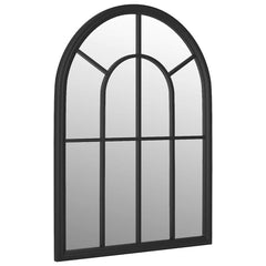 vidaXL Mirror Black 60x45 cm Iron for Indoor Use 3