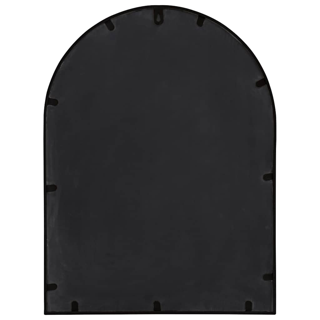 vidaXL Mirror Black 60x45 cm Iron for Indoor Use 4
