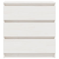 vidaXL Bedside Cabinets 2 pcs White 60x36x64 cm Solid Pinewood 6
