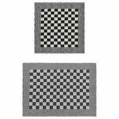 vidaXL Towel Set | Set of 50 | Black and White | 100% Cotton | Various Sizes 2