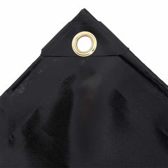vidaXL Tarpaulin 650 g/m² 2x3 m Black 4
