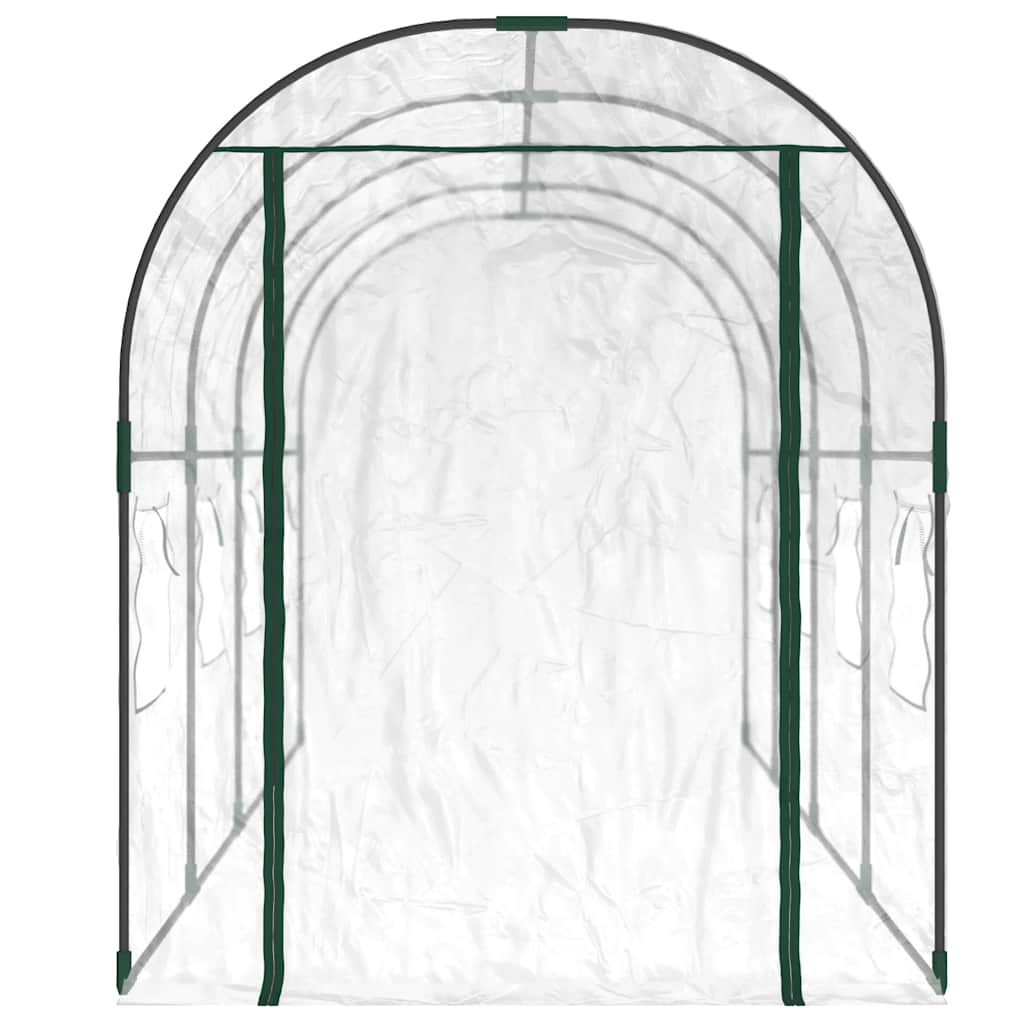Greenhouse with Frame 160 x 200 x 192.5 cm PVC Transparent 400 cm