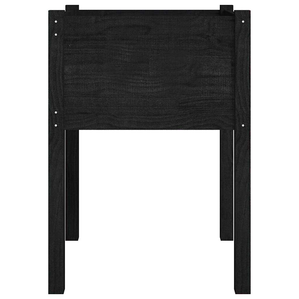 vidaXL Planter | Set of 2 | Black | Solid pinewood | Large | Built to Last 5