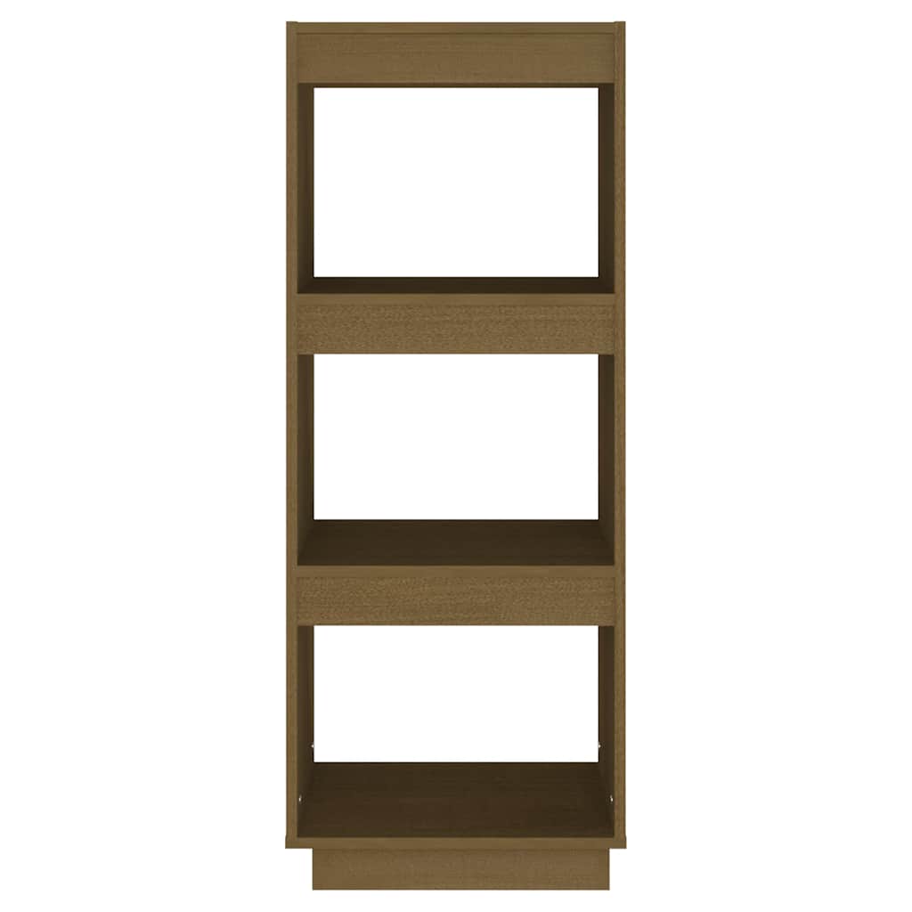 vidaXL Book Cabinet | Honey Brown | Solid Pinewood | Medium | Book Cabinet 5