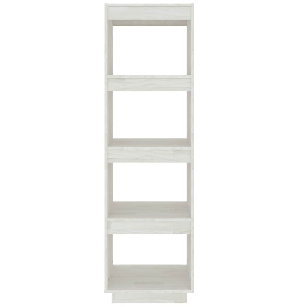 vidaXL Book Cabinet | White | Solid Pine Wood | 40 x 35 x 135 cm | Book Cabinet 5