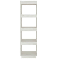 vidaXL Book Cabinet | White | Solid Pine Wood | 40 x 35 x 135 cm | Book Cabinet 5