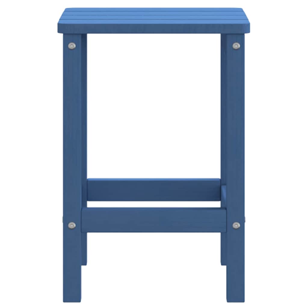 vidaXL Garden Table | Aqua Blue | HDPE | 38 x 38 x 46 cm | Durable 4