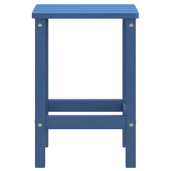 vidaXL Garden Table | Aqua Blue | HDPE | 38 x 38 x 46 cm | Durable 4