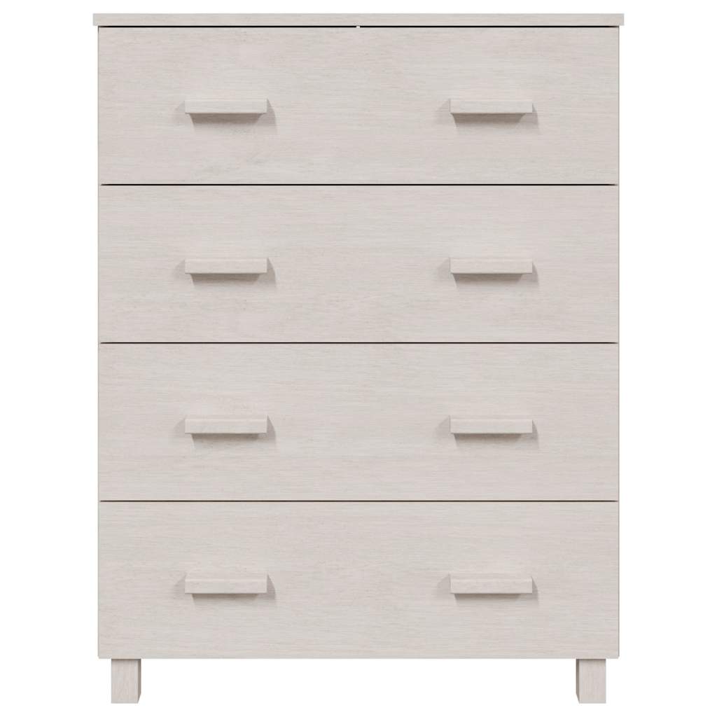 Sideboard "HAMAR" 79x40x103,5 cm Solid Wood Pine White