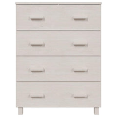 Sideboard "HAMAR" 79x40x103,5 cm Solid Wood Pine White