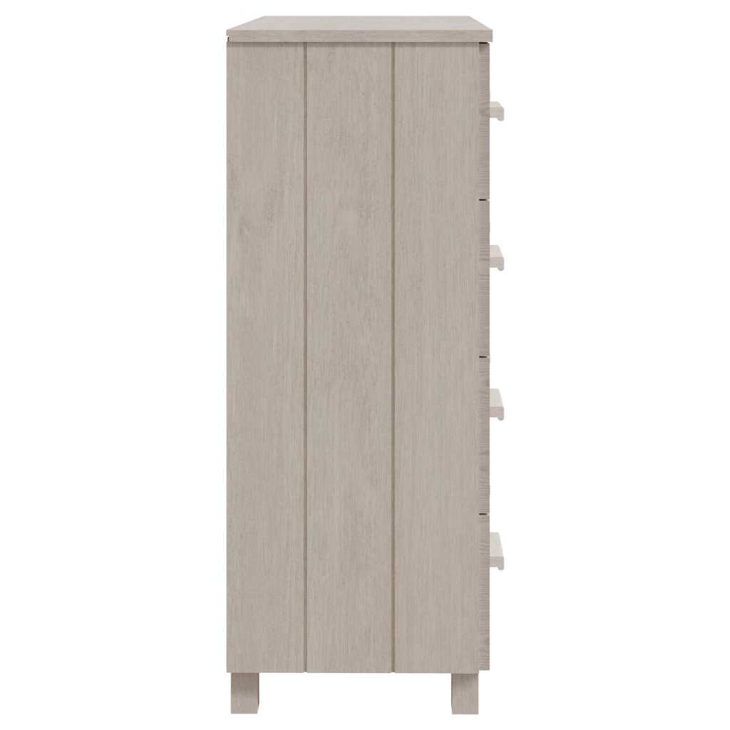 Sideboard "HAMAR" 79x40x103,5 cm Solid Wood Pine White