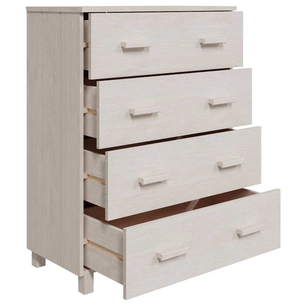 Sideboard "HAMAR" 79x40x103,5 cm Solid Wood Pine White