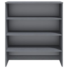 vidaXL Top For Highboard | Dark Grey | Solid pinewood, MDF | Large 5