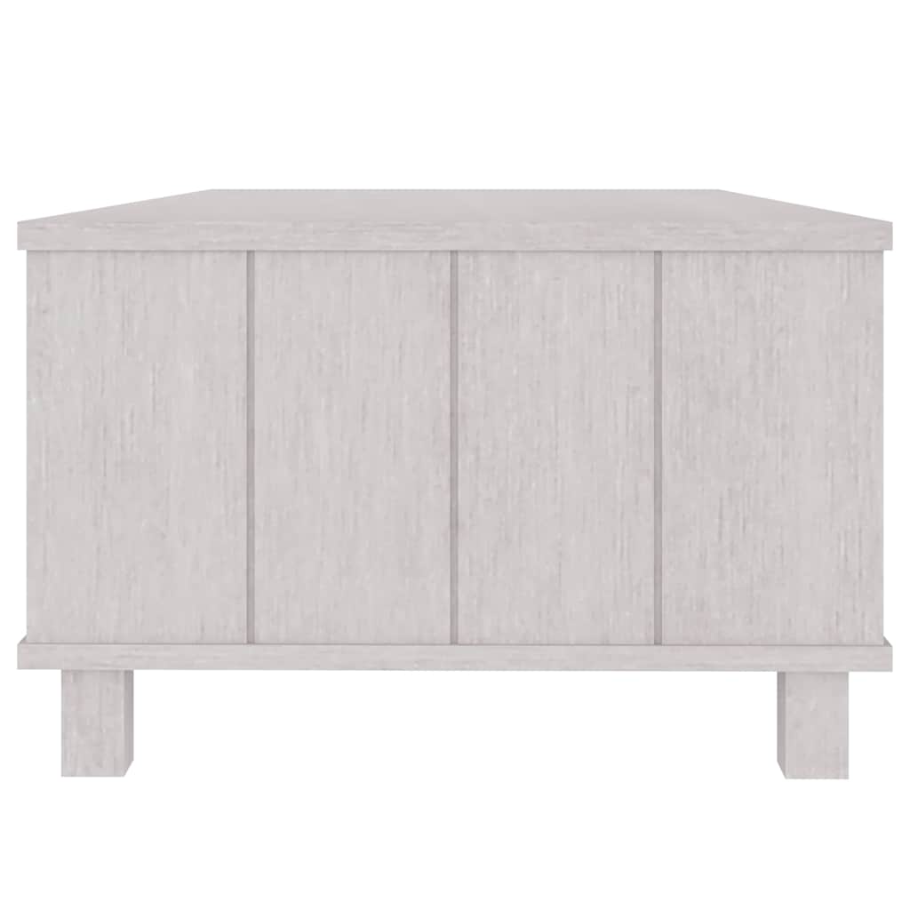 vidaXL Coffee Table | White | Solid Pine Wood, MDF | Medium | Coffee Table 6